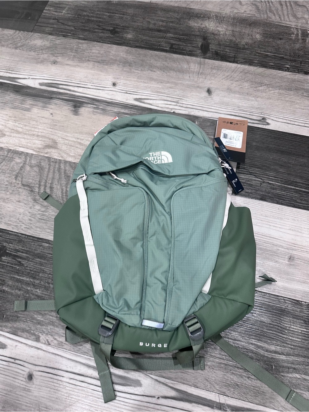 The North Face Women's 31L Surge Commuter Laptop Backpack Slate Moss/Bark Mist